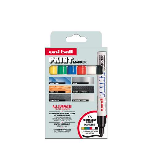 UNI-BALL® Paint Marker 6er Set 